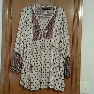 Beautiful!! BOHO shirt! SZ XL Womans